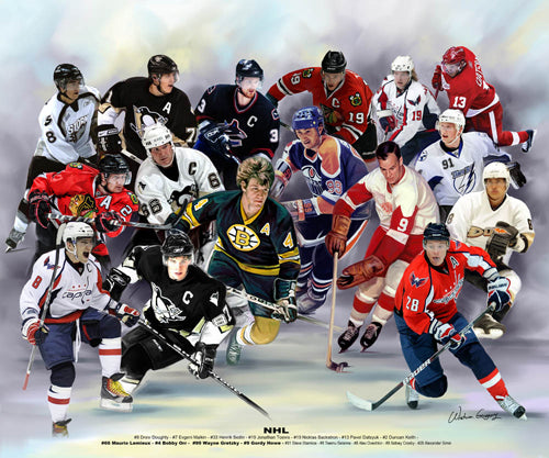Framed Art NHL by Wishum Gregory | 20 x 24