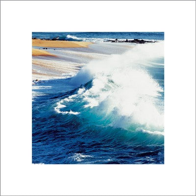 Breaking Waves by Jeff Divine | 15 3/4 x 15 3/4 Fine Art Print