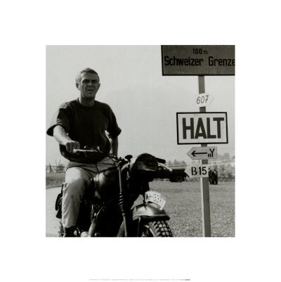 Steve McQueen: The Great Escape Wall Art | 15 ¾ x 15 ¾ Fine Art Print