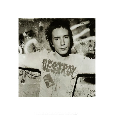 Johnny Rotten: Destroy Wall Art | 15 ¾ x 15 ¾ Fine Art Print