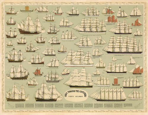Sails Through the Centuries Wall Art | 21 x 27 Fine Art Print