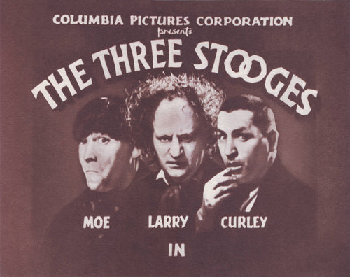 The Three Stooges: Titles Wall Art | 11 x 14 Fine Art Print