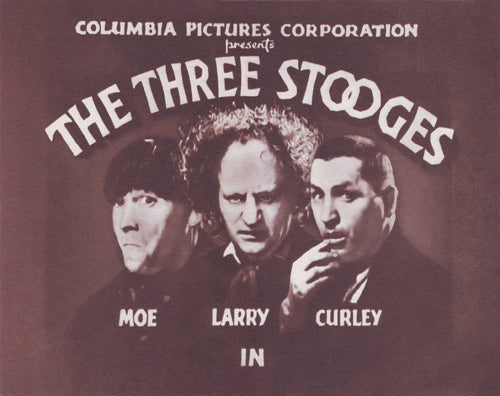 Framed Art The Three Stooges: Titles 11 x 14