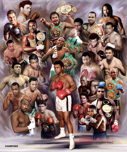 Boxing Greats: Champions #3 by Wishum Gregory | 24 x 20 Fine Art Print
