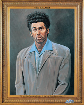 Framed Art Kramer (Seinfled) by Larry Salk | 20 x 16