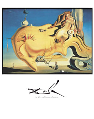 Le Grand Masturbateur by Salvador Dali | 28 x 22 Fine Art Print