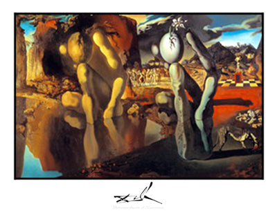 Metamorphosis of Narcissus by Salvador Dali | 22 x 28 Fine Art Print