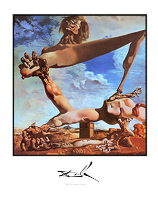 Framed Art Soft Construction by Salvador Dali | 28 x 22