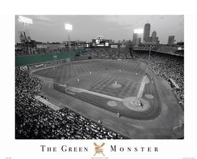 Framed Art The Green Monster: Fenway Park 16 x 20