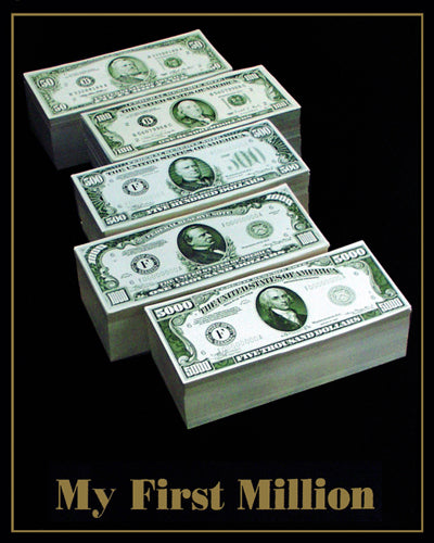 My First Million Wall Art | 20 x 16 Fine Art Print