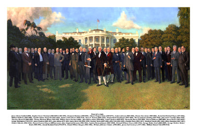 The Presidents by Carl Braude | 24 x 36 Fine Art Print