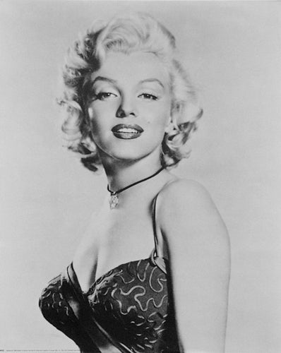Marilyn Monroe: B&W Portrait Wall Art | 20 x 16 Fine Art Print
