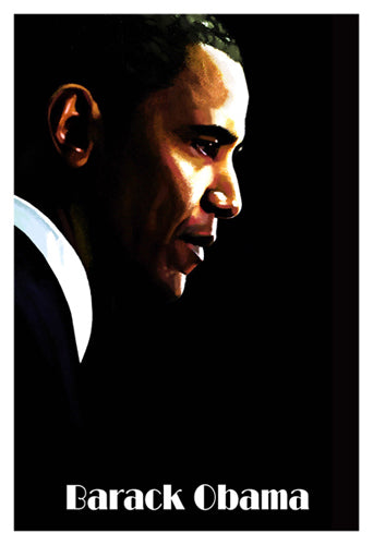Barack Obama by H. Abavista | 19 x 13 Fine Art Print
