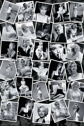 Marilyn Monroe Collage by Sam Shaw | 36 x 24 Fine Art Print