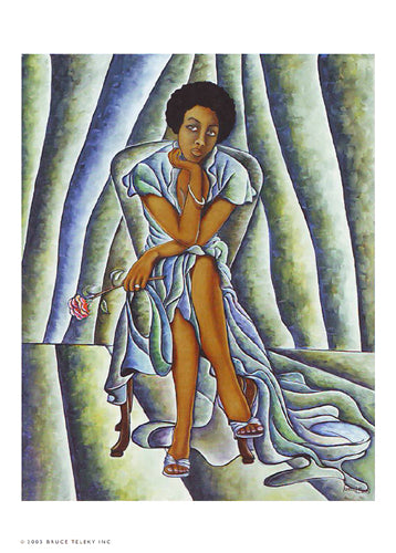 Red Rose by Nathaniel Barnes | 7 1/4 x 5 1/4 Fine Art Print