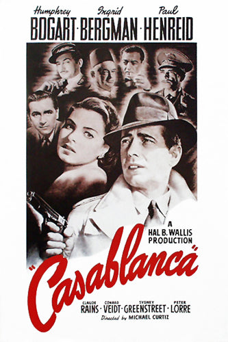 Casablanca (Style A) Wall Art | 35 1/4 x 23 1/2 Fine Art Print
