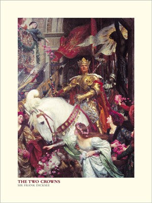 Two Crowns by Frank Dicksee | 31 1/2 x 23 1/2 Fine Art Print