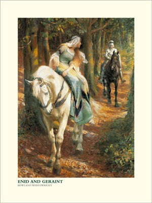 Enid and Geraint by Roland Wheelwright | 31 1/2 x 23 1/2 Fine Art Print
