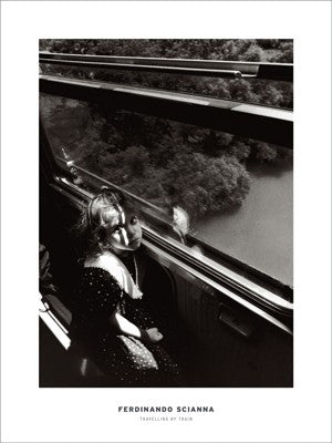 Traveling by Train by Ferdinando Scianna | 31 1/2 x 23 5/8 Fine Art Print