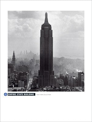 Empire State Building Wall Art | 31 1/2 x 23 5/8 Fine Art Print