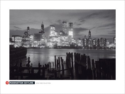 Manhattan Skyline Wall Art | 23 5/8 x 31 1/2 Fine Art Print