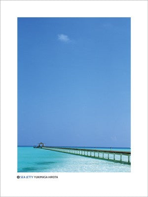 Sea Jetty by Yukimasa Hirota | 31 1/2 x 23 1/2 Fine Art Print