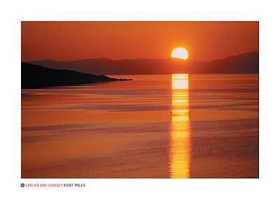 Lan Ha Bay Sunset, Vietnam by Kent Miles | 23 5/8 x 31 1/2 Fine Art Print
