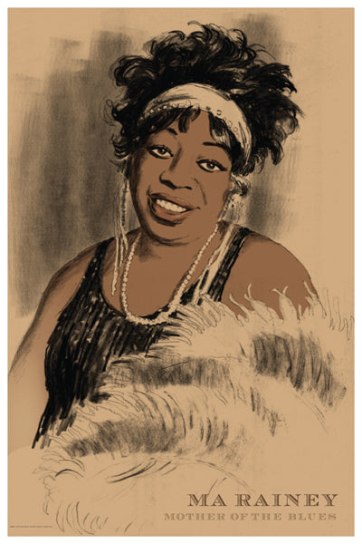 Ma Rainey by Clifford Faust | 18 x 12 Fine Art Print