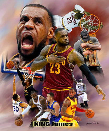 King James by Wishum Gregory | 24 x 20 Fine Art Print