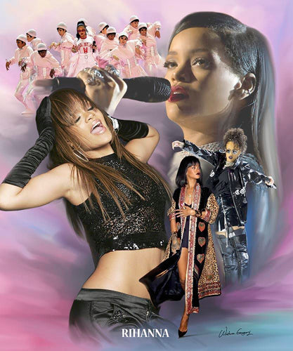 Framed Art Rihanna by Wishum Gregory | 24 x 20