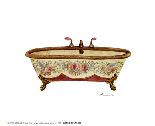 Framed Art Bath Display #16 by Consuelo Gamboa | 9 x 11