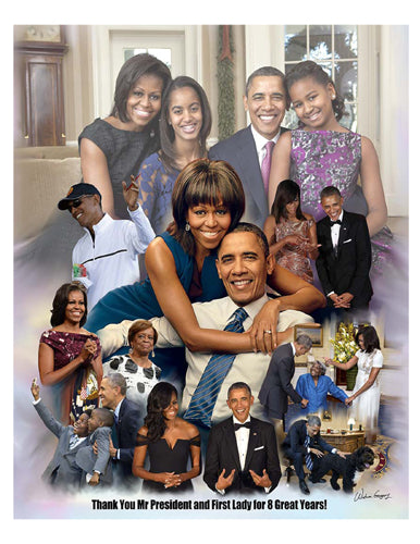 Thank You Mr. President and First Lady for 8 Great Years by Wishum 