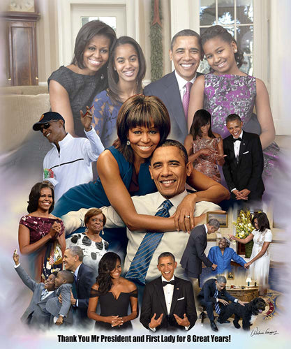 Thank You Mr. President and First Lady for 8 Great Years by Wishum 