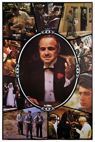 The Godfather: Collage Wall Art | 35 x 23 Fine Art Print