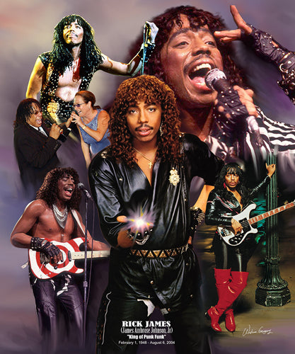 Rick James: King of Punk Funk by Wishum Gregory | 11 x 8 ½ Fine Art Print