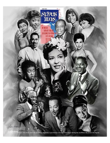 St. Louis Blues by Wishum Gregory | 11 x 8 ½ Fine Art Print