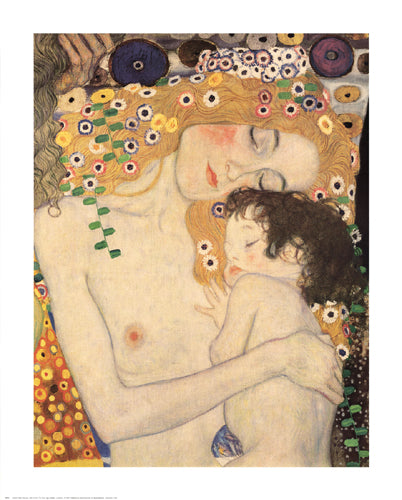 The Three Ages (Detail) by Gustav Klimt | 30 x 24 Fine Art Print