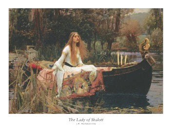 The Lady of Shalott by John William Waterhouse | 24 x 30 Fine Art Print
