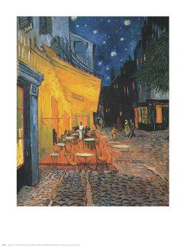 Cafe Terrace at Night by Vincent van Gogh | 30 x 24 Fine Art Print