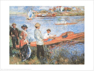 Oarsmen at Chateau by Pierre-Auguste Renoir | 24 x 30 Fine Art Print