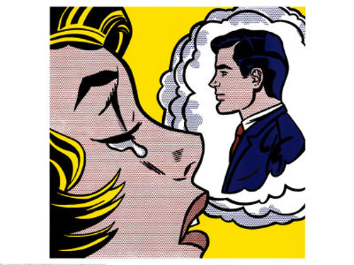 Thinking of Him by Roy Lichtenstein | 23 ½ x 31 ½ Fine Art Print