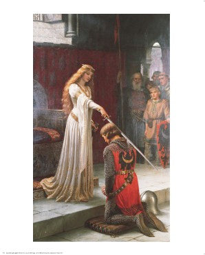 The Accolade by Edmund Blair Leighton | 30 x 24 Fine Art Print
