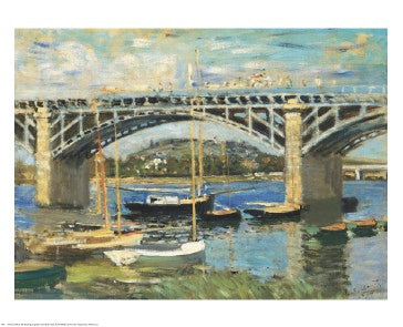 Bridge at Argenteuil by Claude Monet | 24 x 30 Fine Art Print