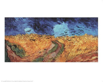 Wheatfield with Crows, 1890 by Vincent van Gogh | 24 x 30 Fine Art Print