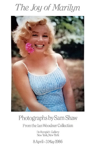 Marilyn Monroe (Flower in Teeth), Roxbury, CT, 1957 (Exhibition Pos