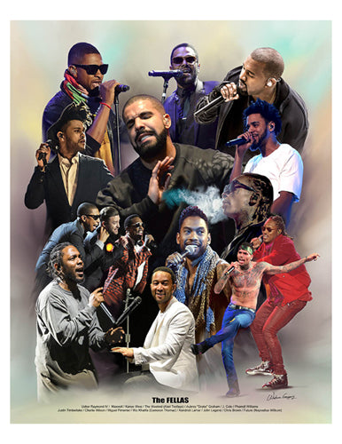 The Fellas by Wishum Gregory | 11 x 8 ½ Fine Art Print