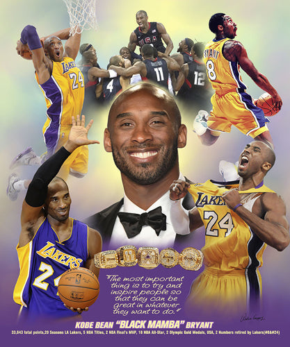 Framed Art Black Mamba by Wishum Gregory | 20 x 16