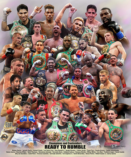 Ready to Rumble by Wishum Gregory | 11 x 8 ½ Fine Art Print