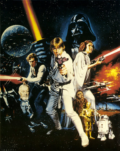 Star Wars by Tom Chantrell | 14 x 11 Fine Art Print