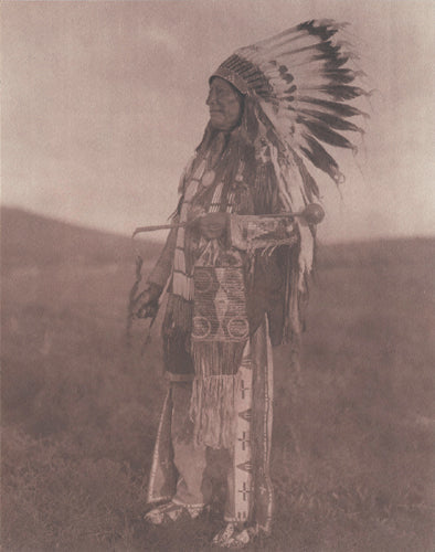 Framed Art High Hawk by Edward S. Curtis | 14 x 11